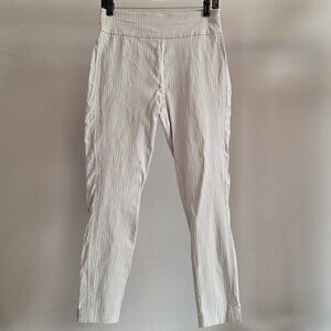New York & Company High-Waist Pull-On Striped Ankle Pant